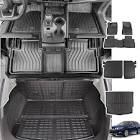 Xipoo Floor Mat Compatible with 2021-2024 Nissan Rogue Floor Mat Cargo Mat Backrest Mat Replacement for 21-24 Nissan Rogue Accessories (Fit 2021-2024 Nissan Rogue,Cargo Mat+Backrest Mats+Floor Mats)