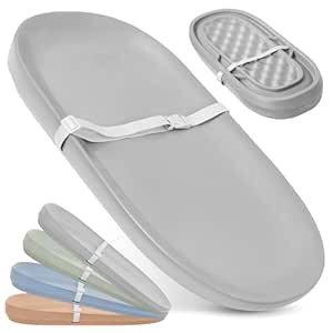 Waterpoof Baby Changing Pad - Easy to Clean, Lightweight & Portable - Large Foam Cushion for Comfort - Jool Baby