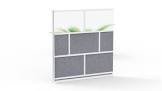Harmony Modular Room Divider Wall System - 70" x 70" Add-On Wall