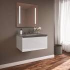 25" Wall-Mounted Single Bathroom Vanity Set