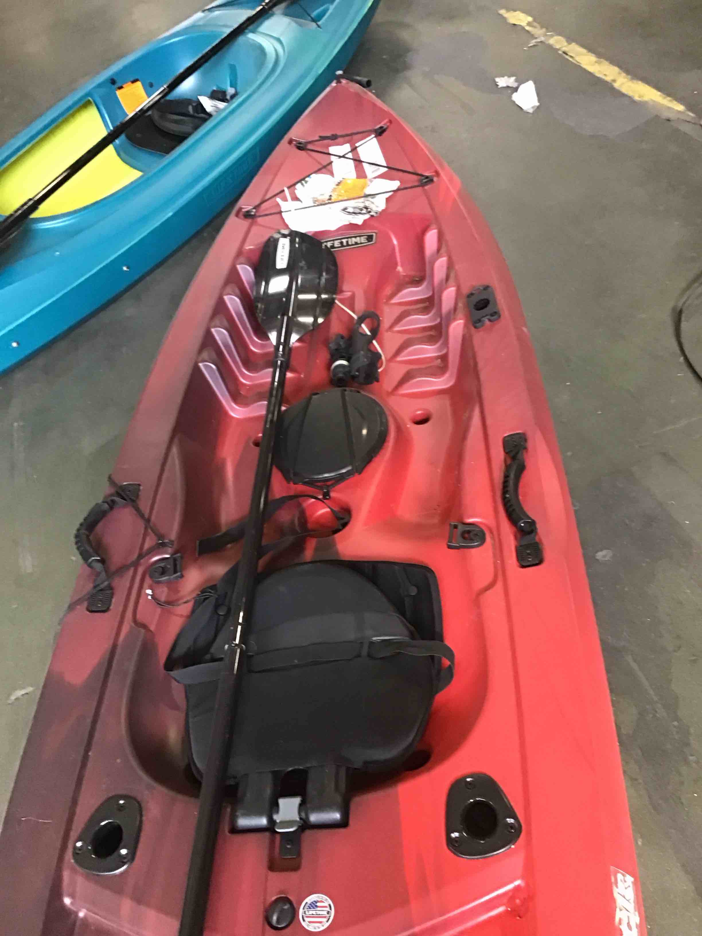 Lifetime Tamarack Angler 10 ft. Fishing Kayak, Volcano Fusion (91340)