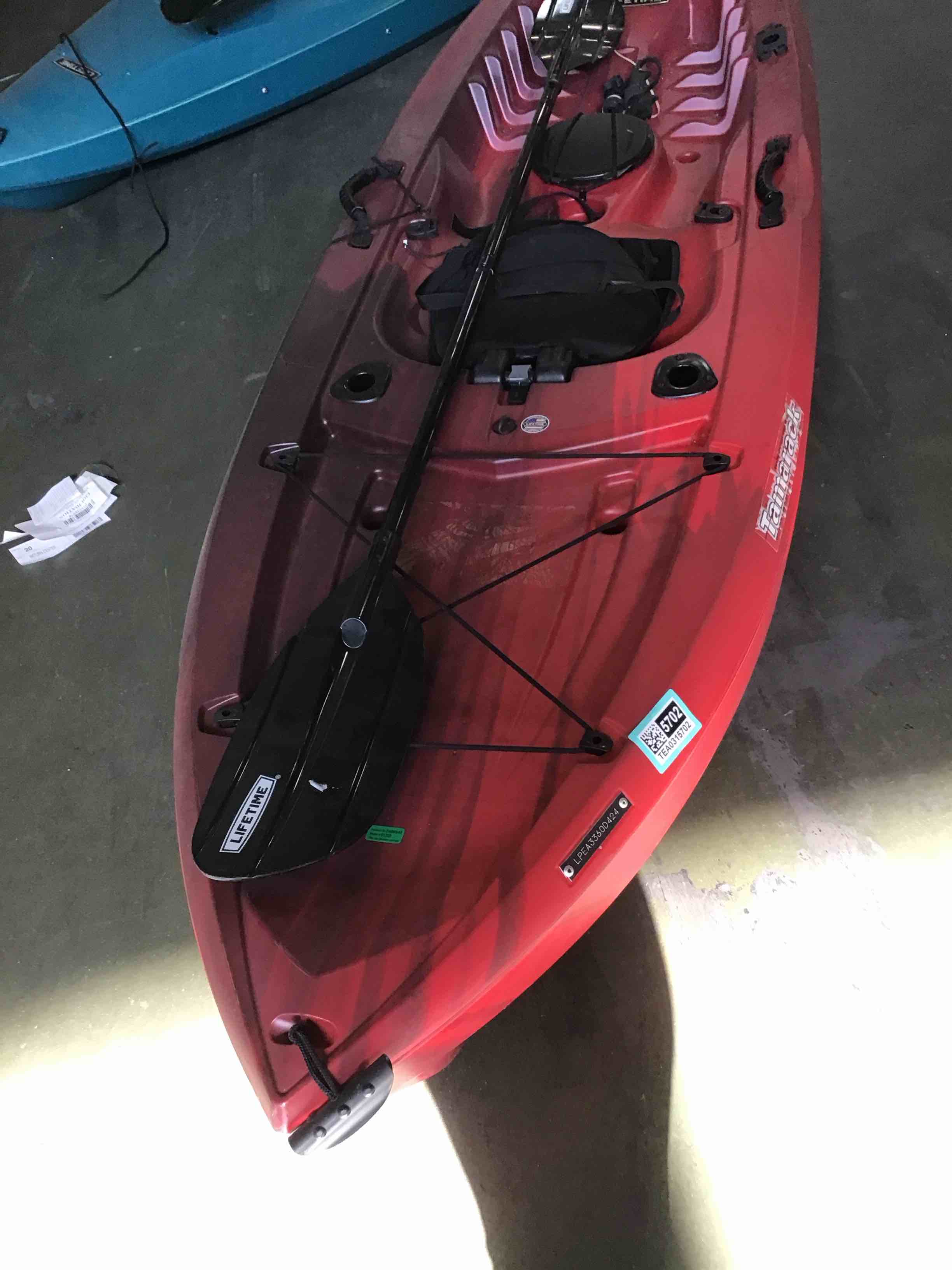 Lifetime Tamarack Angler 10 ft. Fishing Kayak, Volcano Fusion (91340)