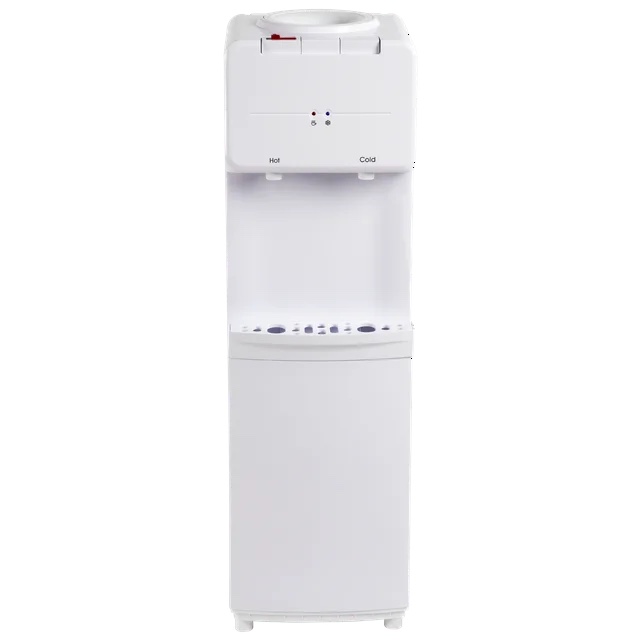 Great Value Top Loading Hot, Cold Temperature Water Dispenser, White Water Cooler, 36.4" High