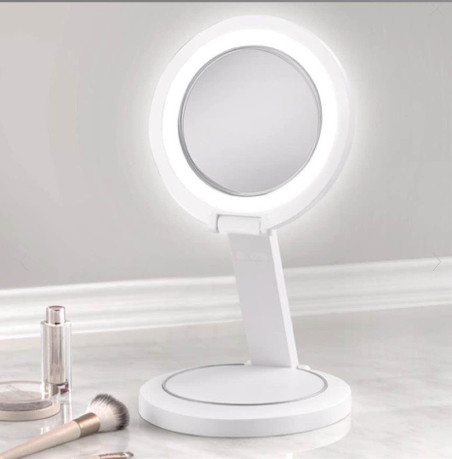 The Brighter Foldaway Vanity Mirror