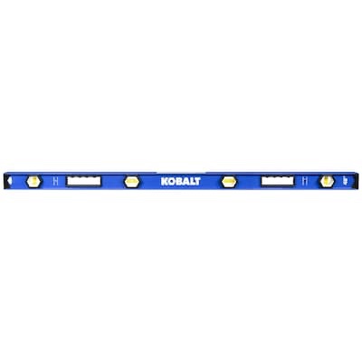 Kobalt Aluminum 48-in 4 Vial I-beam Level