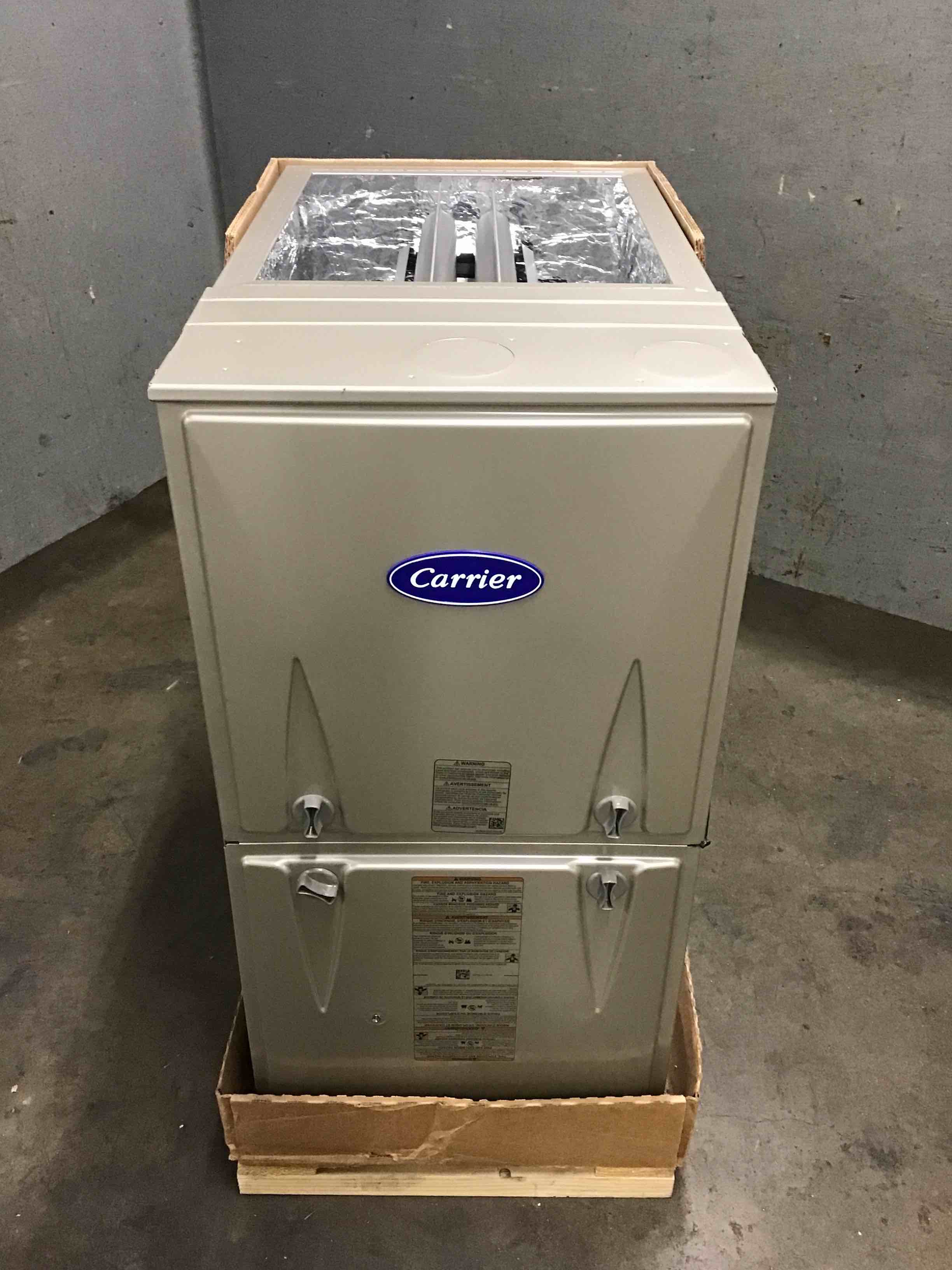 Carrier 2022 Single-Stage High Efficiency 4-Way Multipoise 35 Inch Condensing Gas Furnace 
