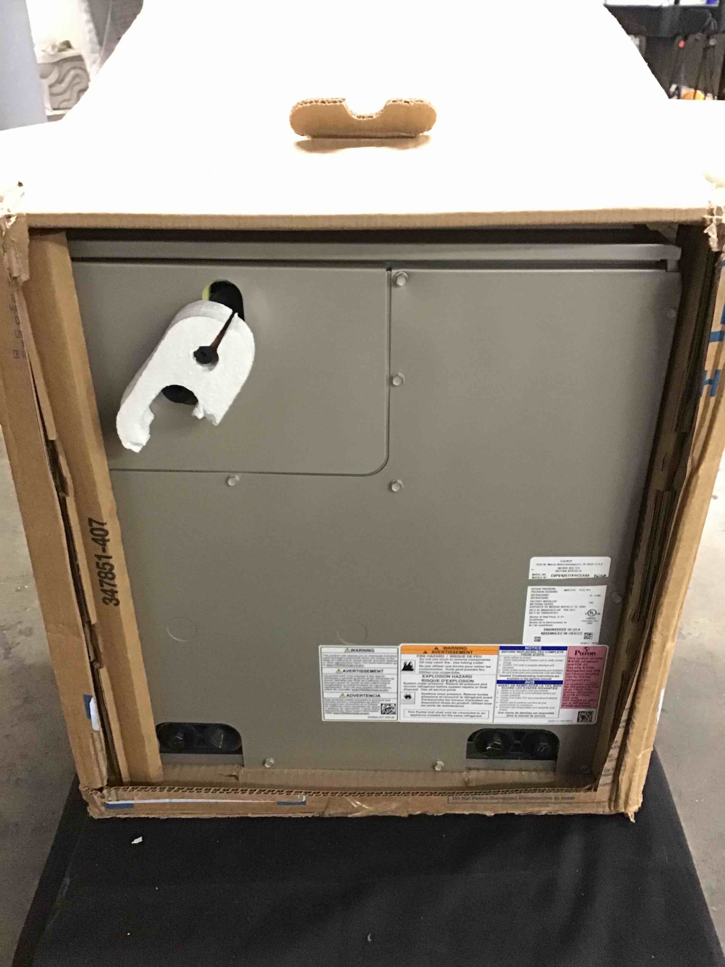 2024 Upflow/Downflow Cased Heating and Cooling Evaporator Coil Piston, Heating Metering Device Only 