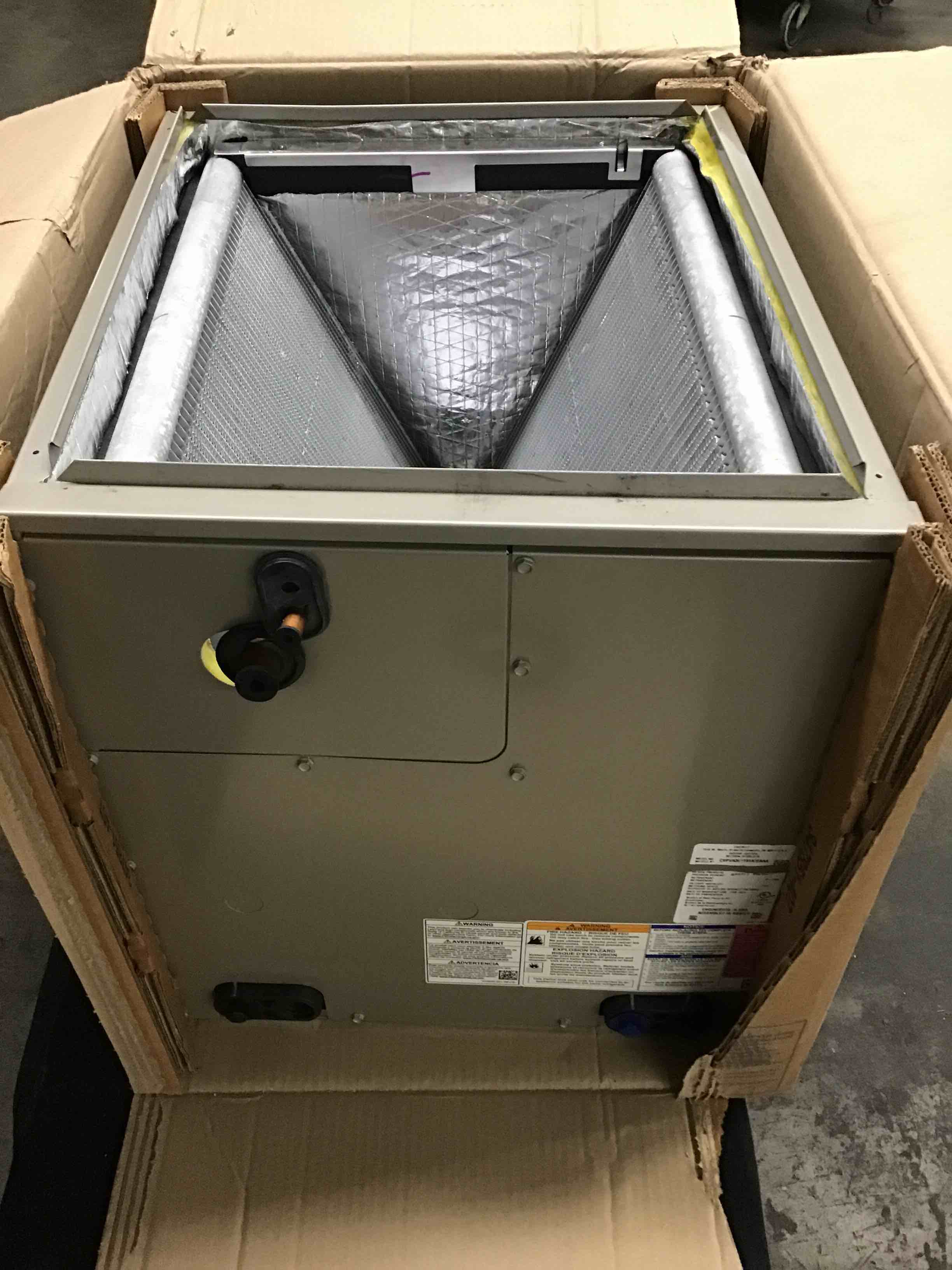2024 Upflow/Downflow Cased Heating and Cooling Evaporator Coil Piston, Heating Metering Device Only 