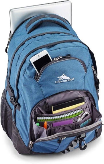 High Sierra Access 2.0 Laptop Backpack, Crimson/Black, One Size
