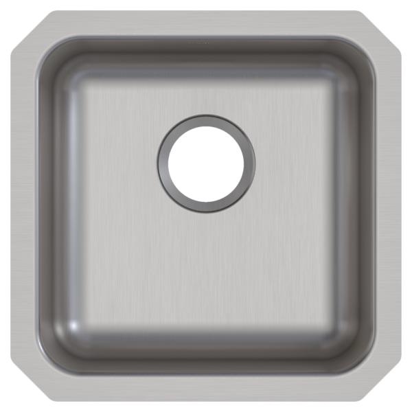 Elkay Lustertone Classic ELUHAD141455 Single Bowl Undermount Stainless Steel ADA Sink