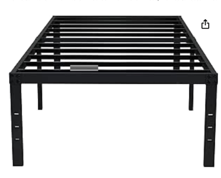 EMODA 18 Inch Twin XL Bed Frames No Box Spring Needed, Heavy Duty XL