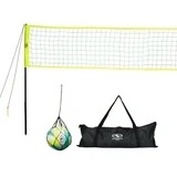 Athletic Works Volleyball and Net Set with Pump