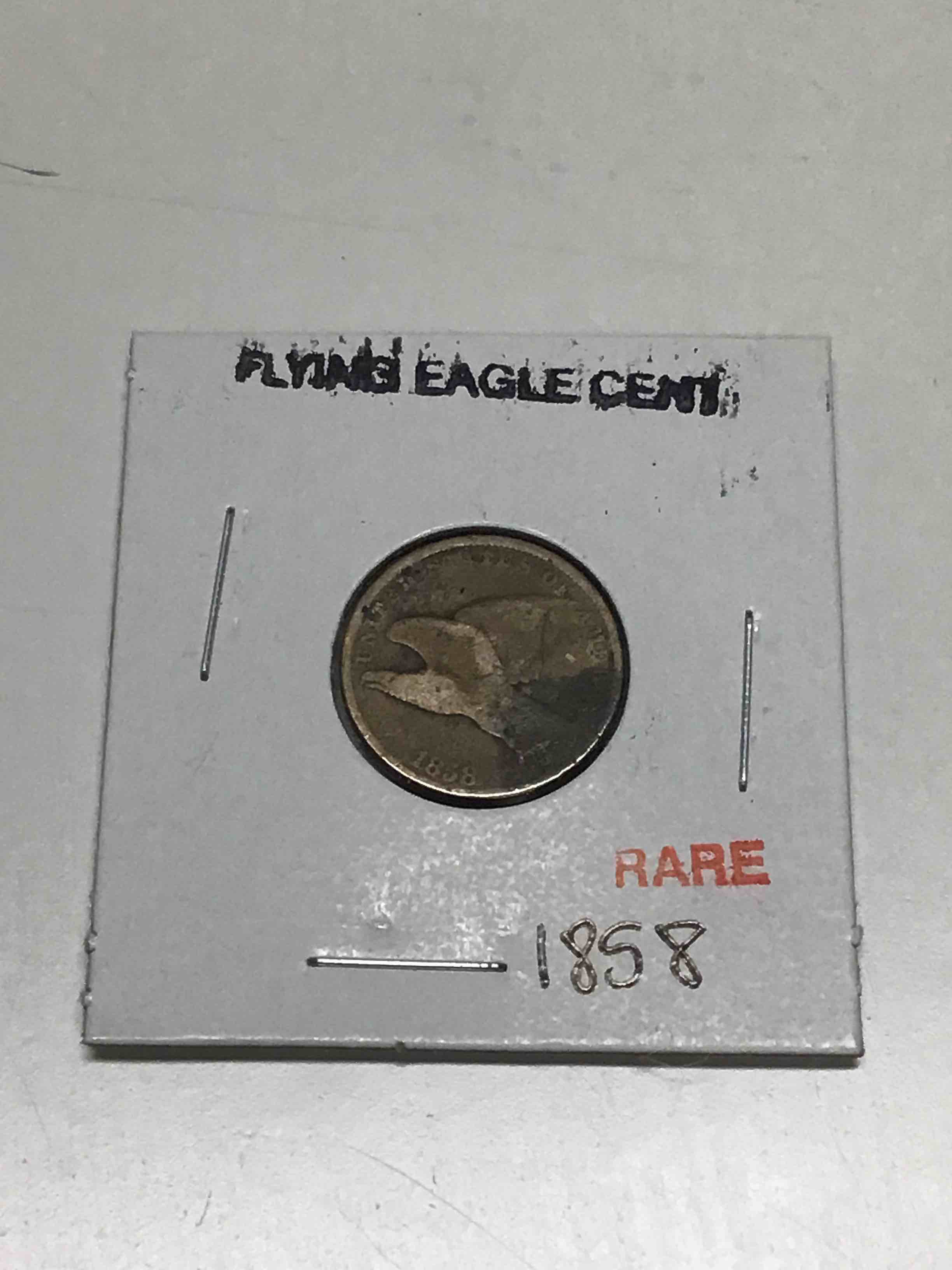 Rare 1858 Flying Eagle Cent 