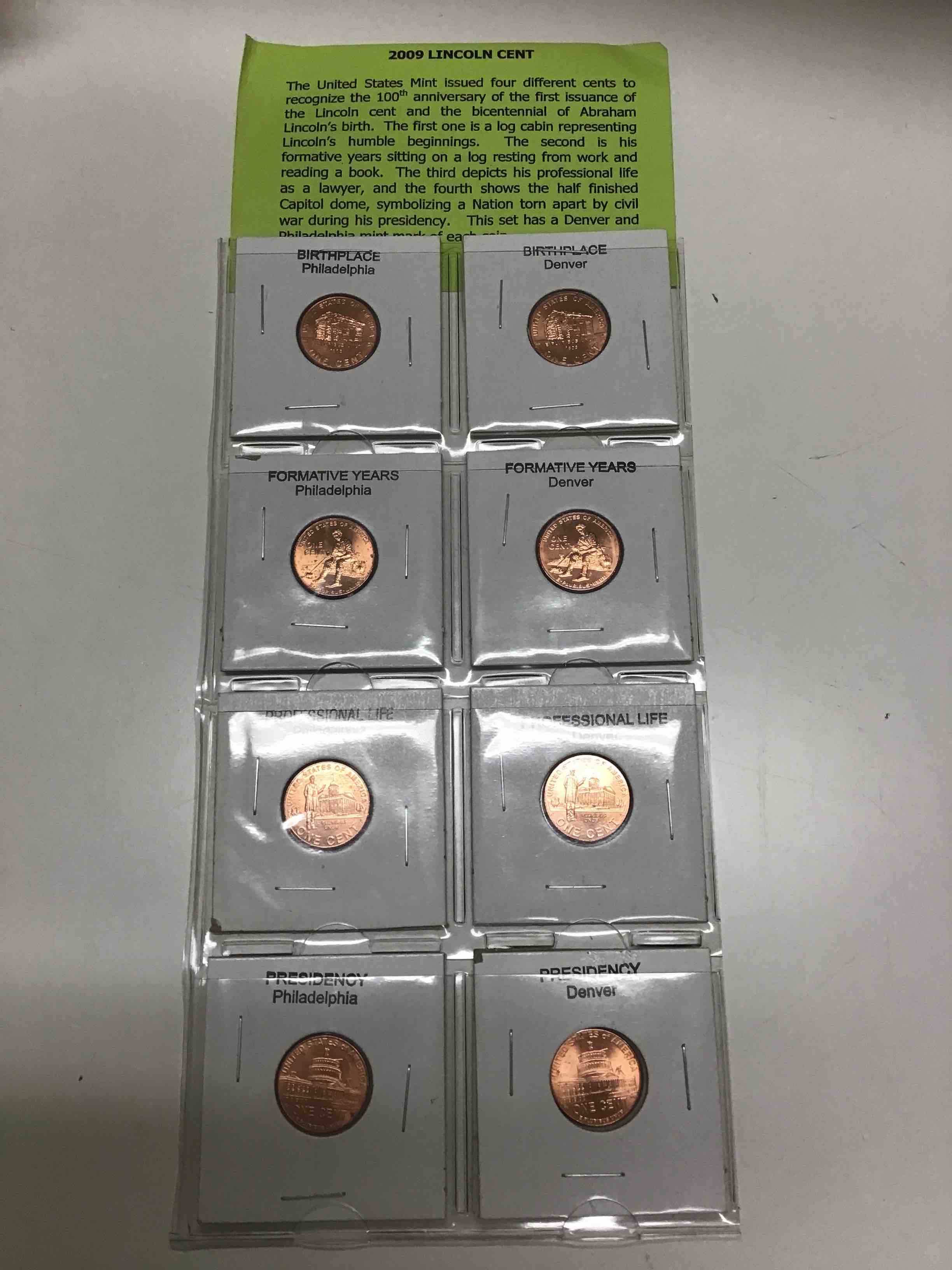2009 Lincoln Cent.