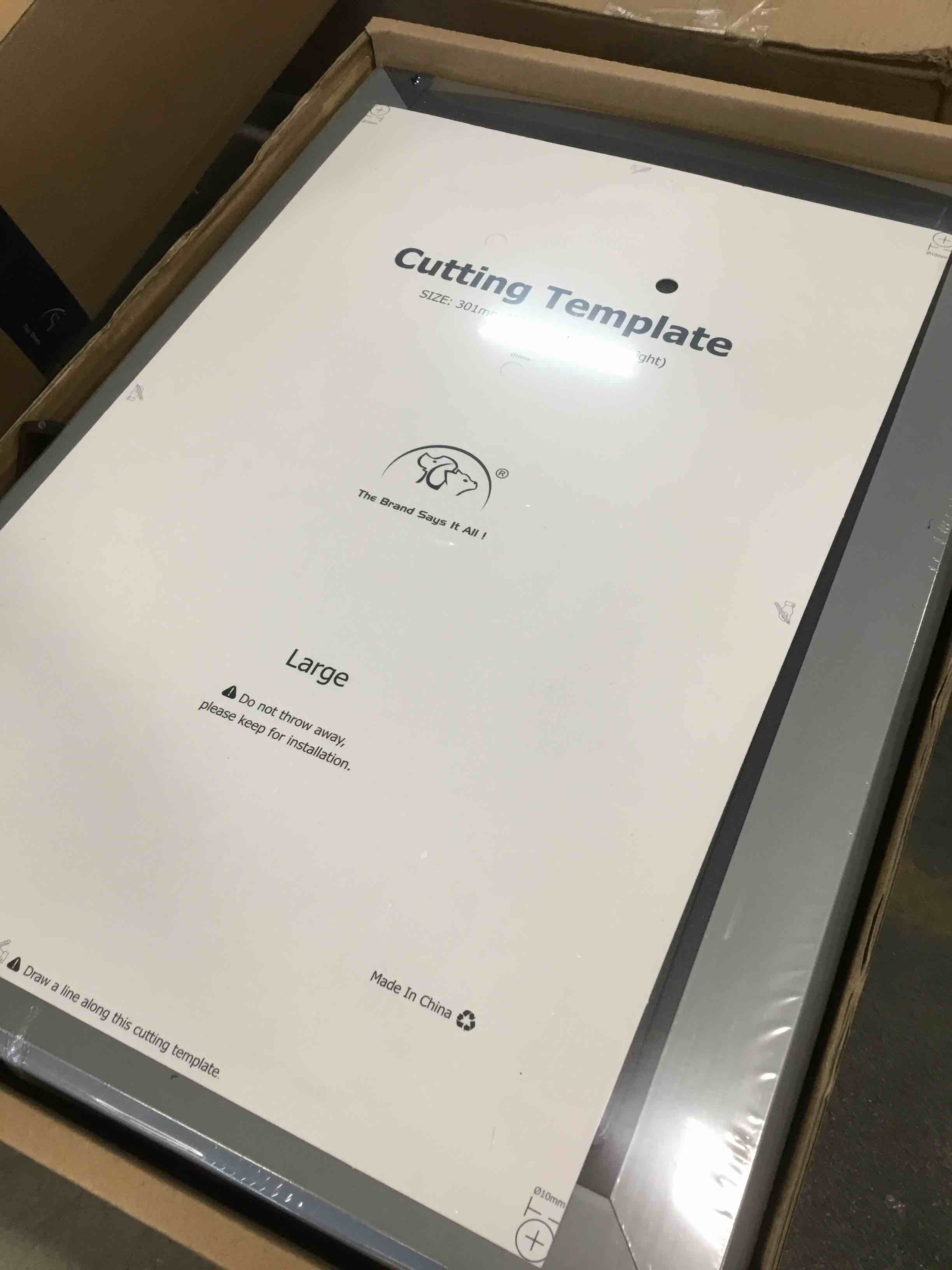 Large Dog Door for Wall, Heavy Duty Dog Door with Aluminum Frame