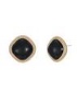 Time and Tru Black and Gold Stud Earrings 