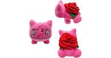 Pokemon Pink Rose Bulbasaur Plush Stuffed Animal 8” Flower