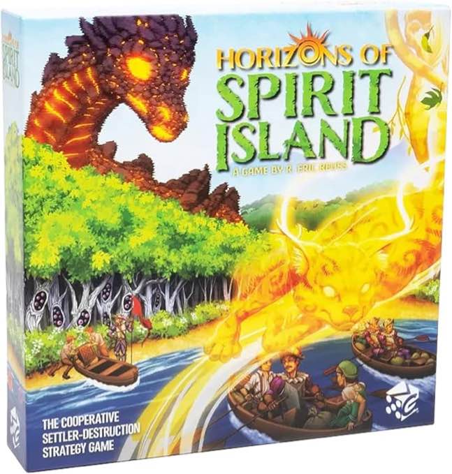 Greater Than Games Horizons of Spirit Island | Cooperative Strategy Board Game | 1-3 Players