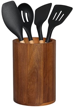 GREEN PAN Acacia wood Utensil Holder