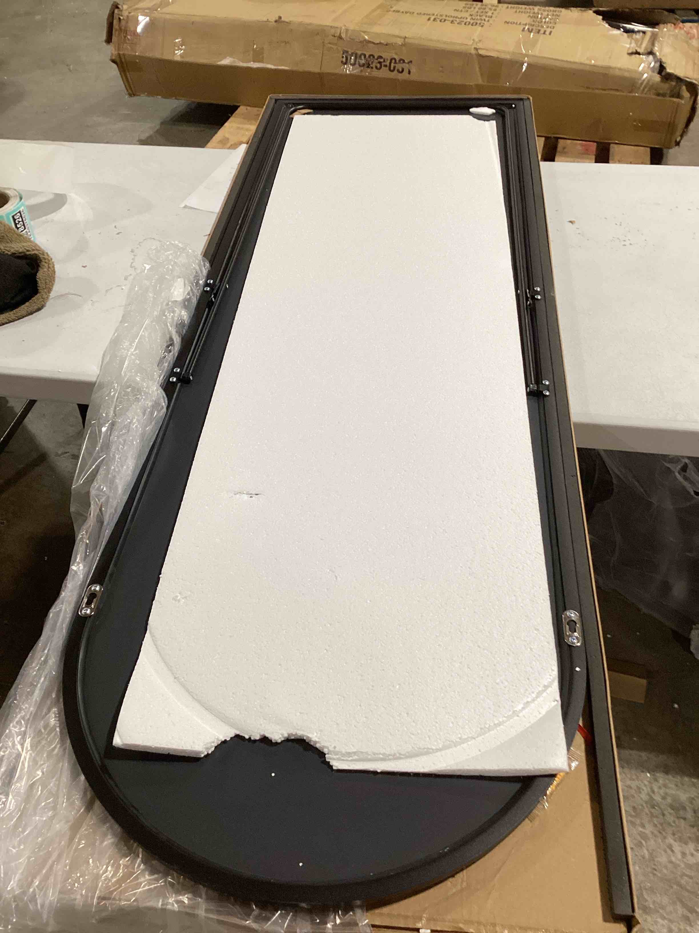 Shatterproof Metal Full Length Mirror