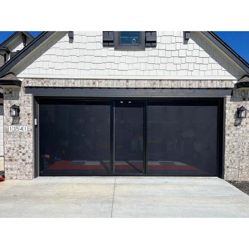 Garage Door Screen with Passage Door (9'H Tall Units)