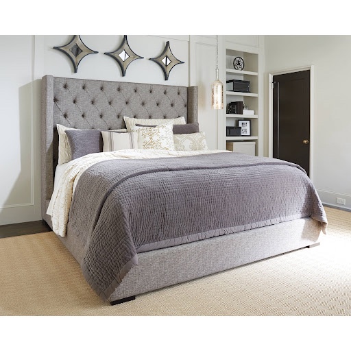 Sorinella Upholstered Bed, Gray