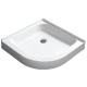 Anzzi Randi 36" x 36" Triple Threshold Shower Base with Corner Drain