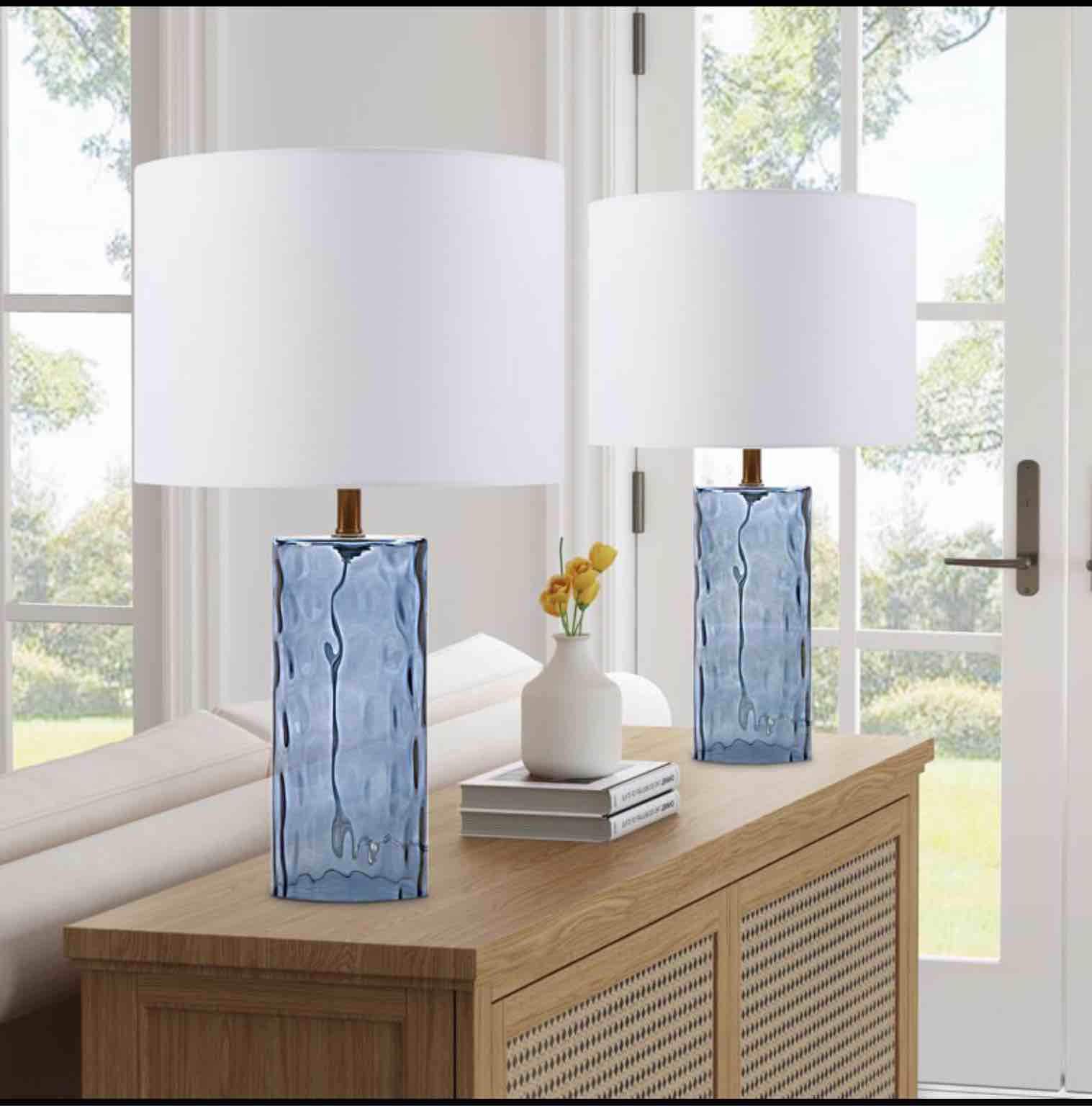 Loranger Mizpah 21.5" Table Lamp Set (Set of 2)