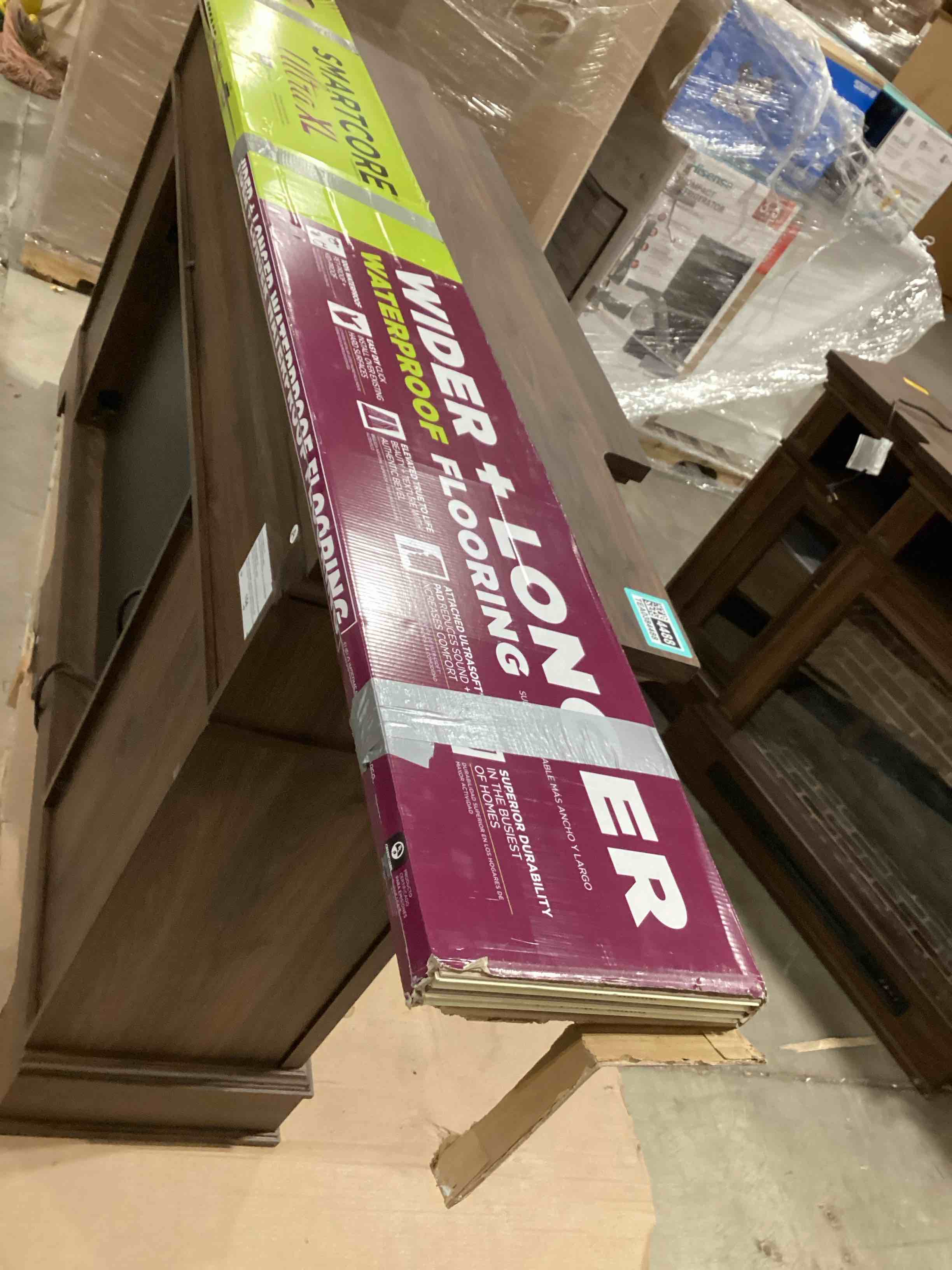 SMARTCORE XL By COREtec Floors Sherwood Oak Brown 12-mil x 9-in W x 72-in L Waterproof