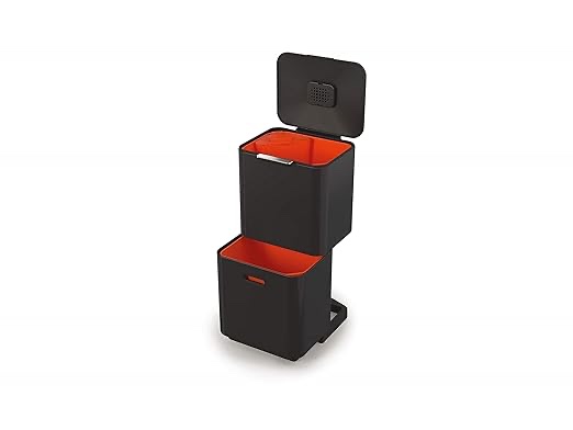 Joseph Joseph Totem Waste & Recycling Dual Kitchen Trash Can