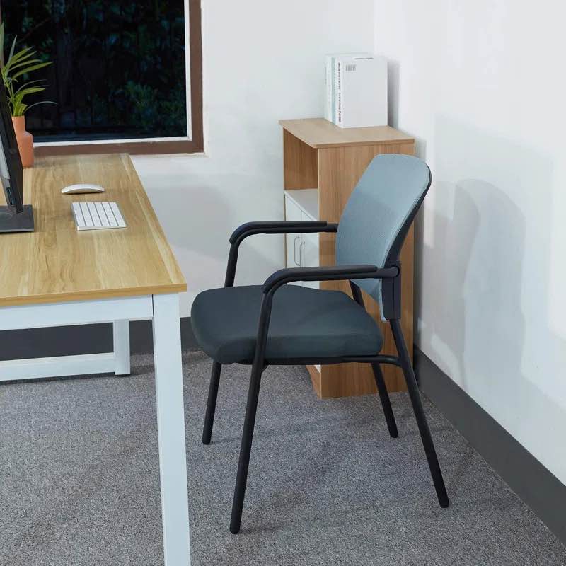 CLATINA Mesh Back 22.2" W Stackable Seat Waiting Room Chair with Metal Frame
