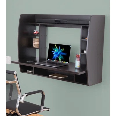 Prepac Floating Desk with Storage