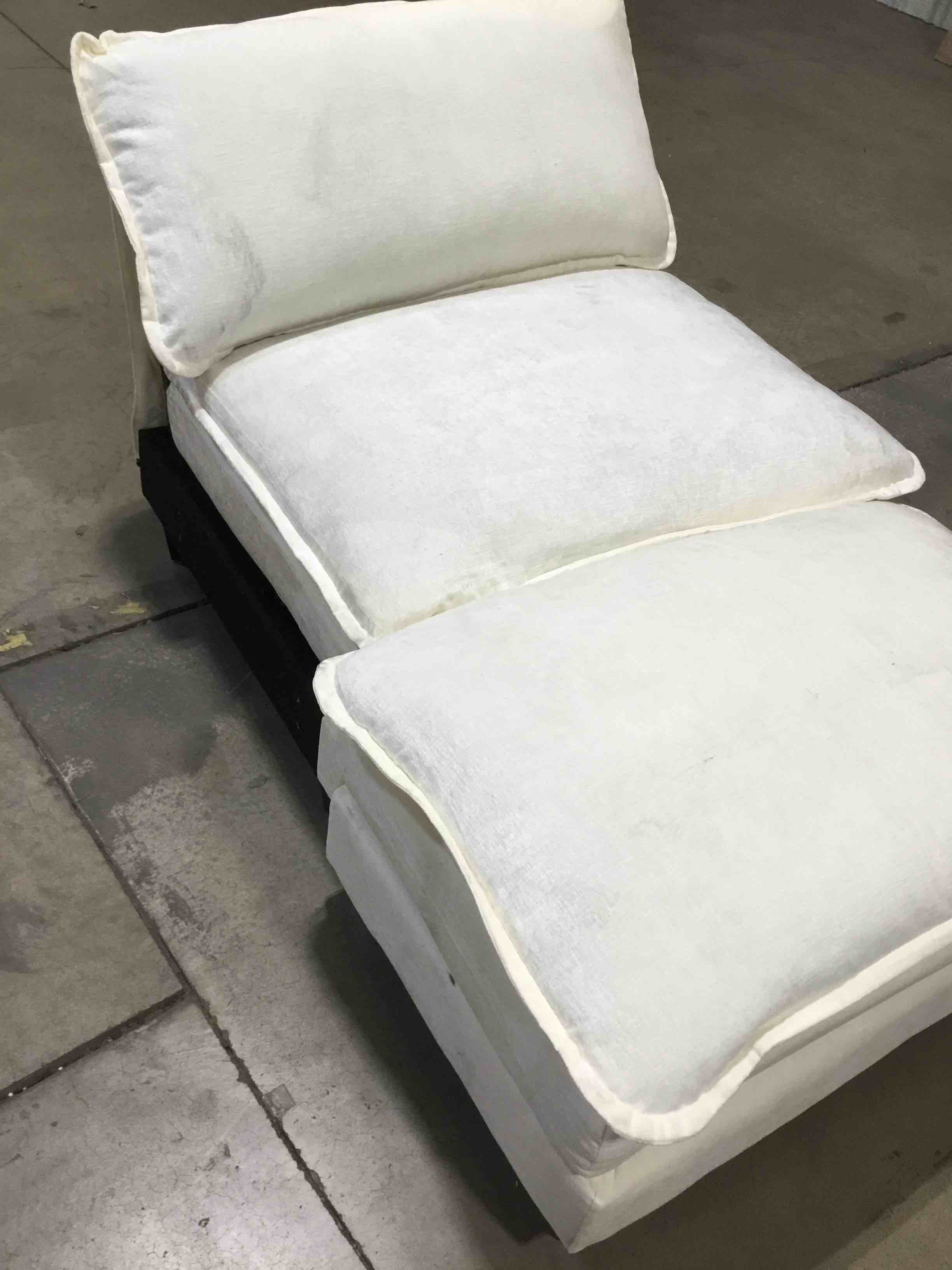 Arale 86'' Wide Comfy Cloud Couch Sectional Loveseat Sofa with Ottoman