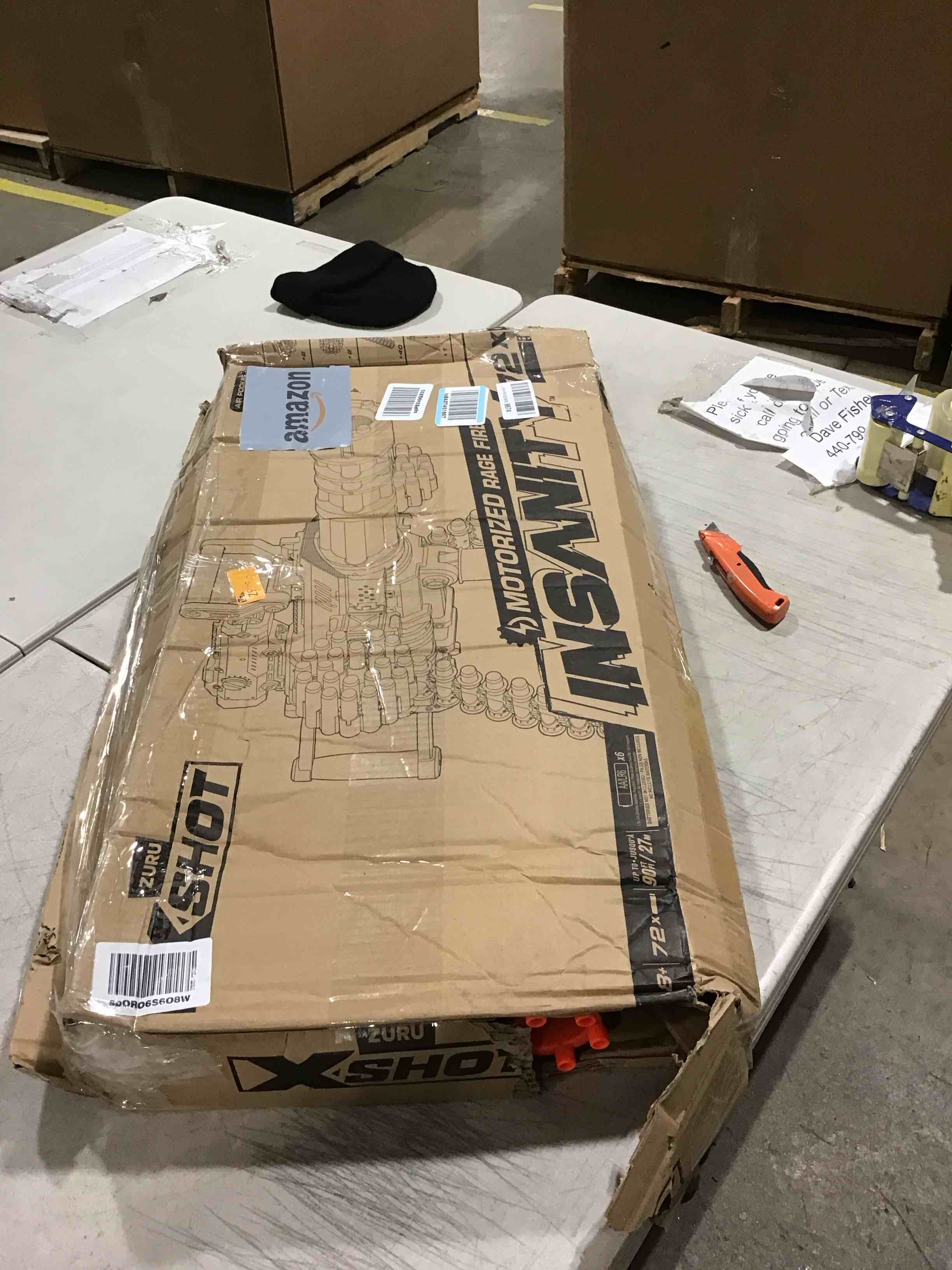 XShot Insanity Motorized Rage Fire by ZURU Air Pocket Dart Storage