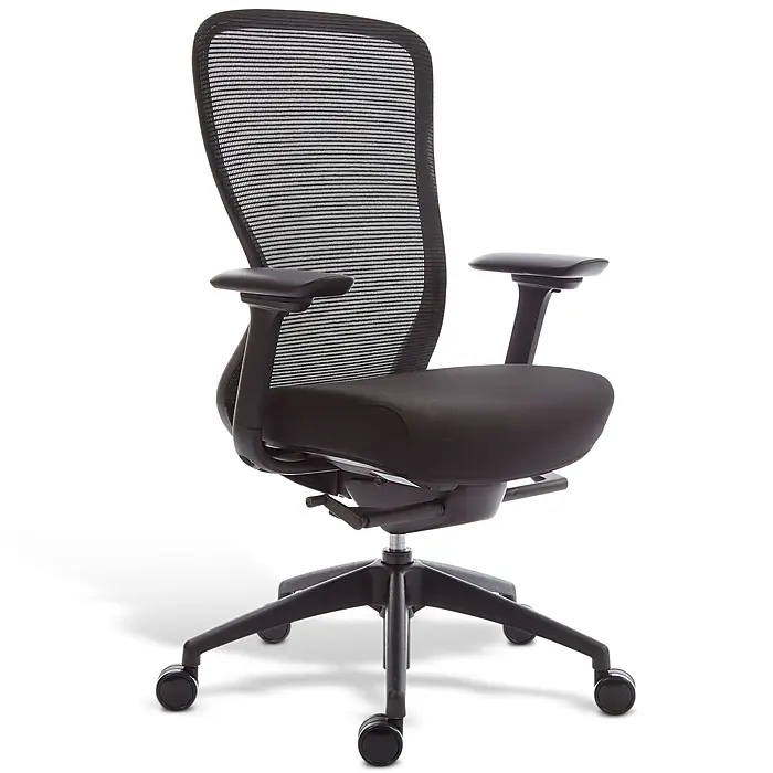 Workplace2.0™ Ayalon Ergonomic Fabric Swivel Task Chair, Black (UN51505)