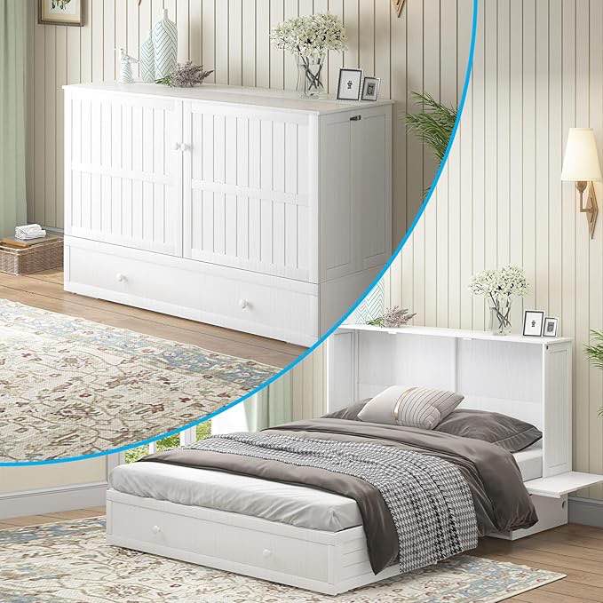 Mjkone Murphy Bed Cabinet 