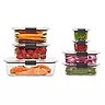 Rubbermaid Brilliance StainShield Plastic Food Storage Containers, 14-Piece Set