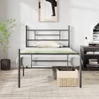Novilla Metal Twin Bed Frame with Headboard and Footboard, 14 Inch Platform Bed Frame with Storage No Box Spring Needed, Strong Metal Slats Support