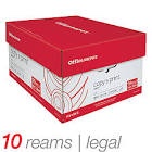 Office Depot Copy Paper 8.5 In x 14 In, 20 Lb, 500 Sheets, 92 Bright, 10 Reams