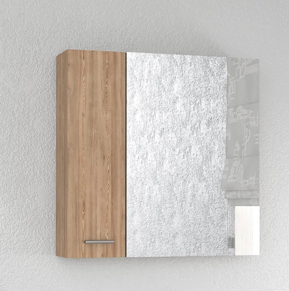 Tuhome Sines Medicine Cabinet, Four Internal Shelves, Single Door -Pine