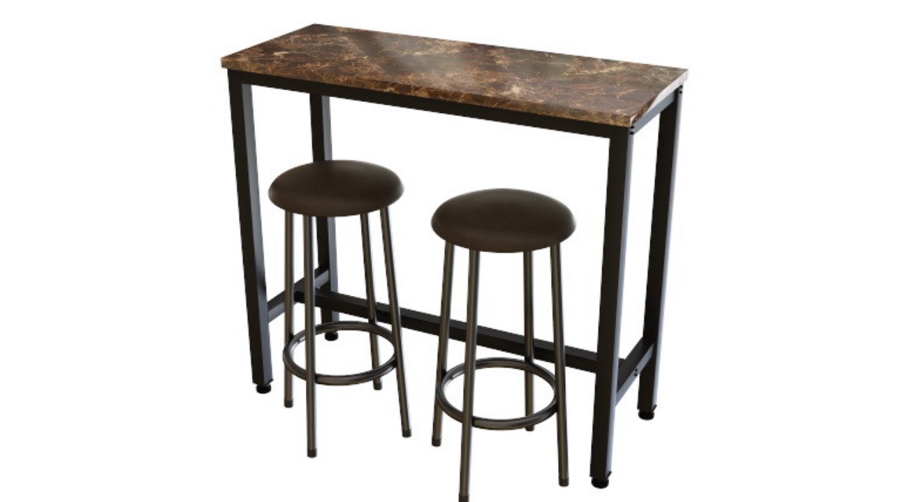 Counter Height Bar Table ,Breakfast Dining Table for Home, Kitchen, Living Room W36835769