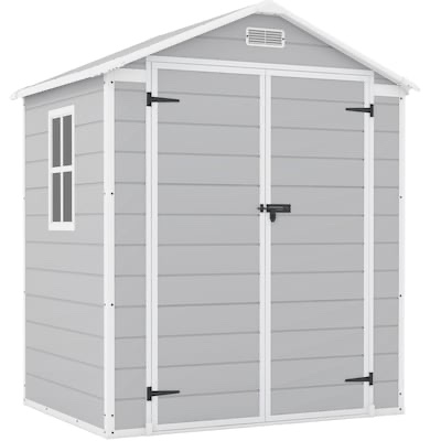 Patiowell 6-ft x 4-ft Resin Storage Shed 