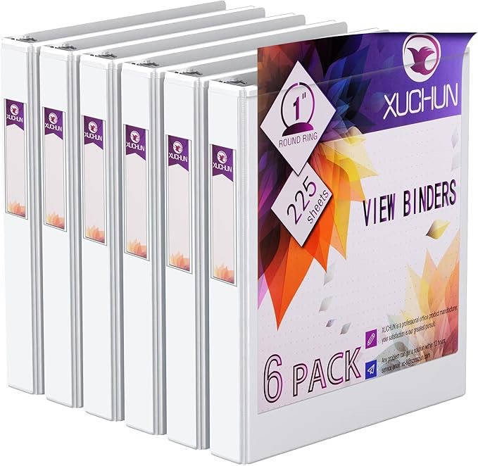 Assorted Items, Binders, Paper and More