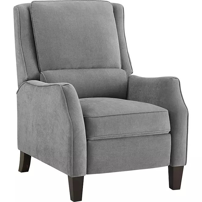 Drexel Ashland Fabric Hi-Leg Pushback Recliner
