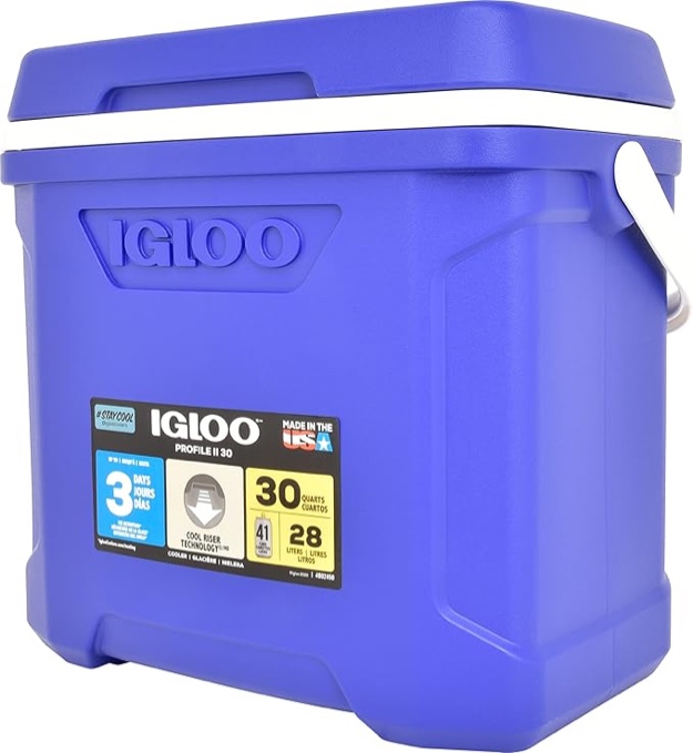 Igloo Profile II 30 Quart Bail, Blue