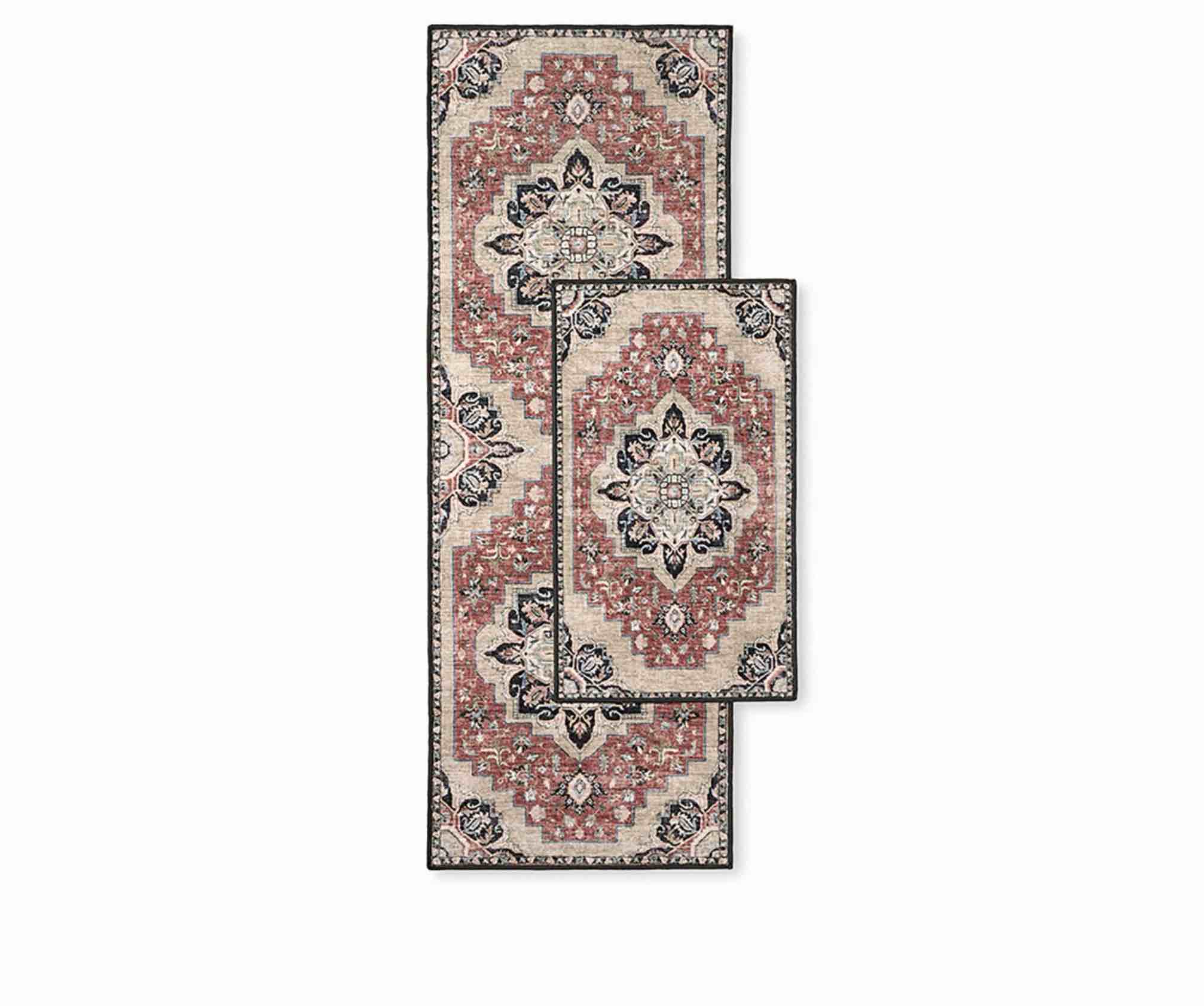 Member's Mark Everwash Washable 2-Piece Runner and Accent Rug