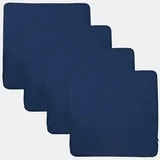 seat pad 18.5x18.5 inch deep blue 4 pcs