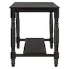 Espresso Counter Height Dining Table Set Table with Shelf (table only)