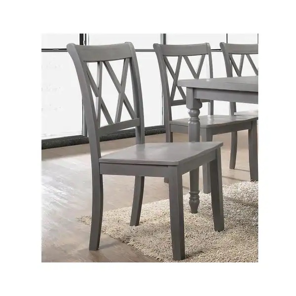 Best Master Furniture Rustic Dining Side Chairs (Set of 2)