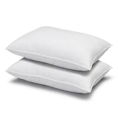 signature plush medium density Signature Plush Medium Density Allergy-Resistant Down Alternative Pillow, Set of 2 - White - Standard
